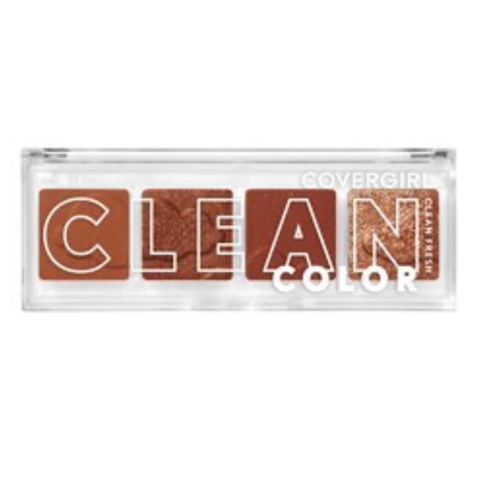CoverGirl Clean Fresh Clean Color Eyeshadow Palette, Spiced Copper - Picture 1 of 7